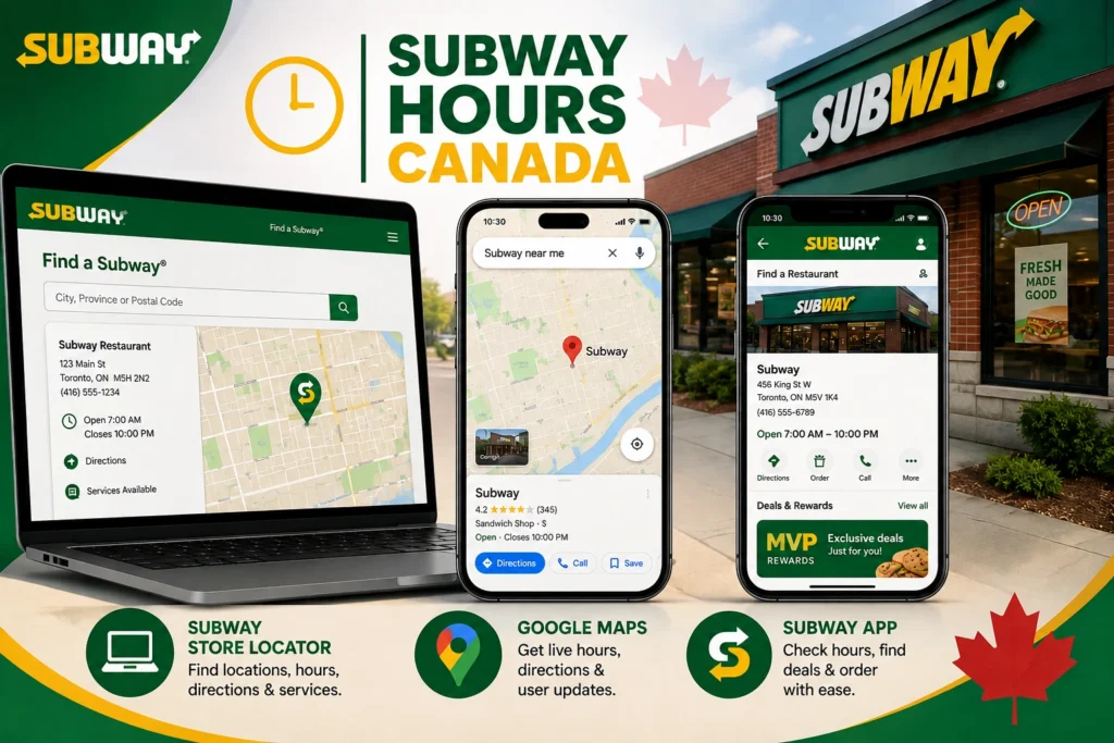 Subway Near Find